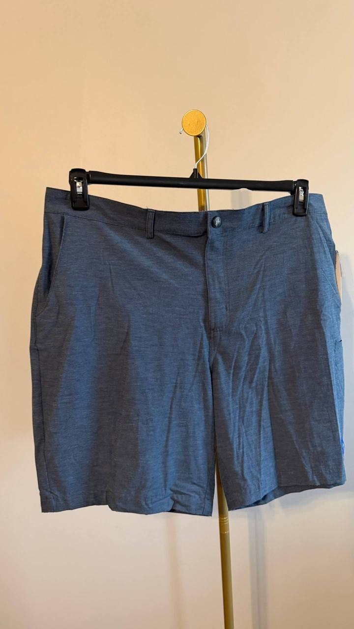 Guy Harvey Men’s Performance 4‑Way Stretch Hybrid Shorts Navy 40 $65 NWT