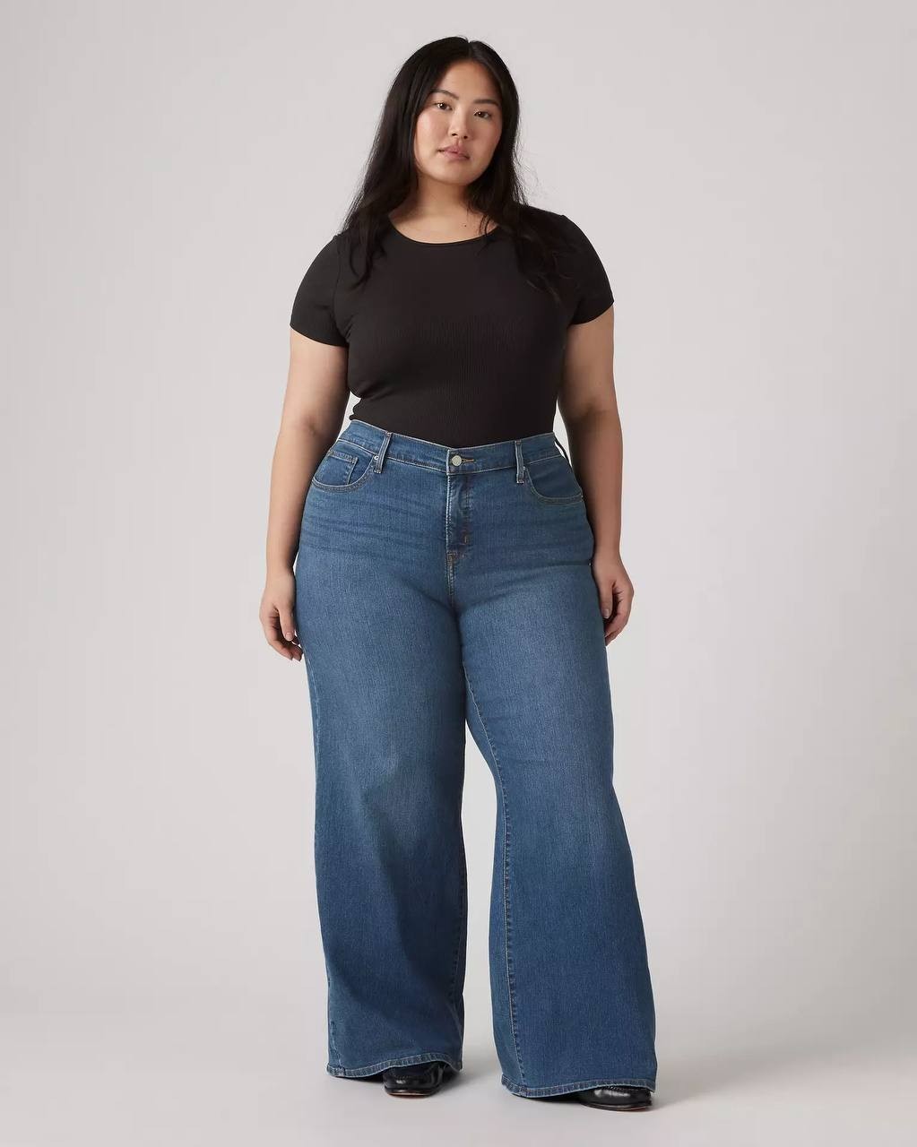 Levi’s 318 Shaping Wide‑Leg Jeans Blue 16W NWT $75