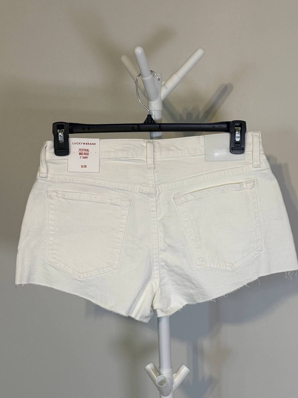 Lucky Brand Mid‑Rise Festival Denim Shorts – Size 8/29 – NWT – $69.50