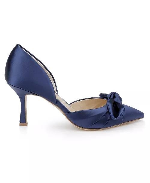 Jewel  Badgley  Mischka  Evening Pumps  Navy  11  New  $109