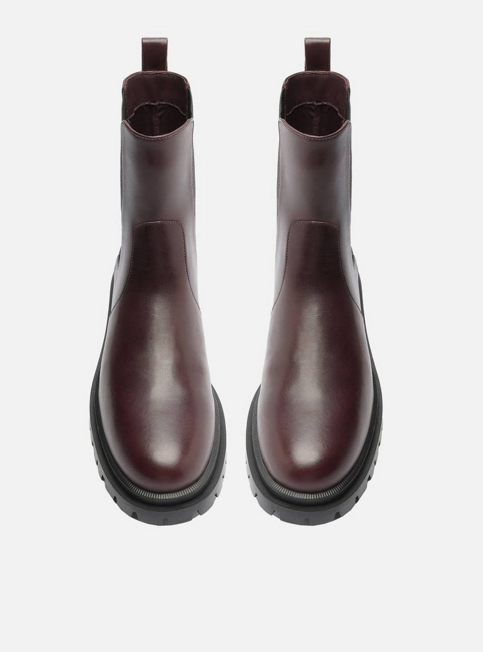 Arezzo Brown Leather Boots 5.5B NIB MSRP $139