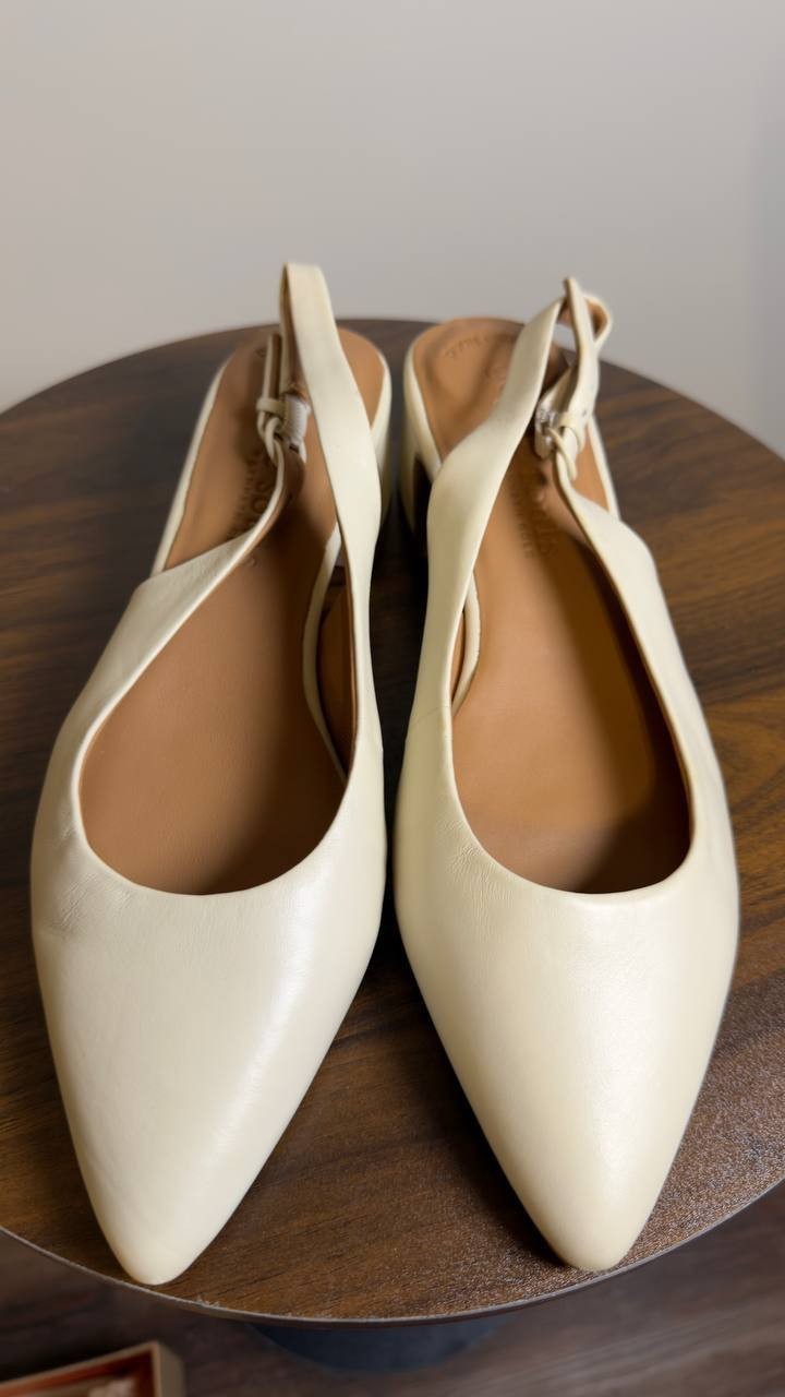 Gentle Souls Kenneth Cole Slingback Pumps Stone 8.5 M Pre-Owned $189.00