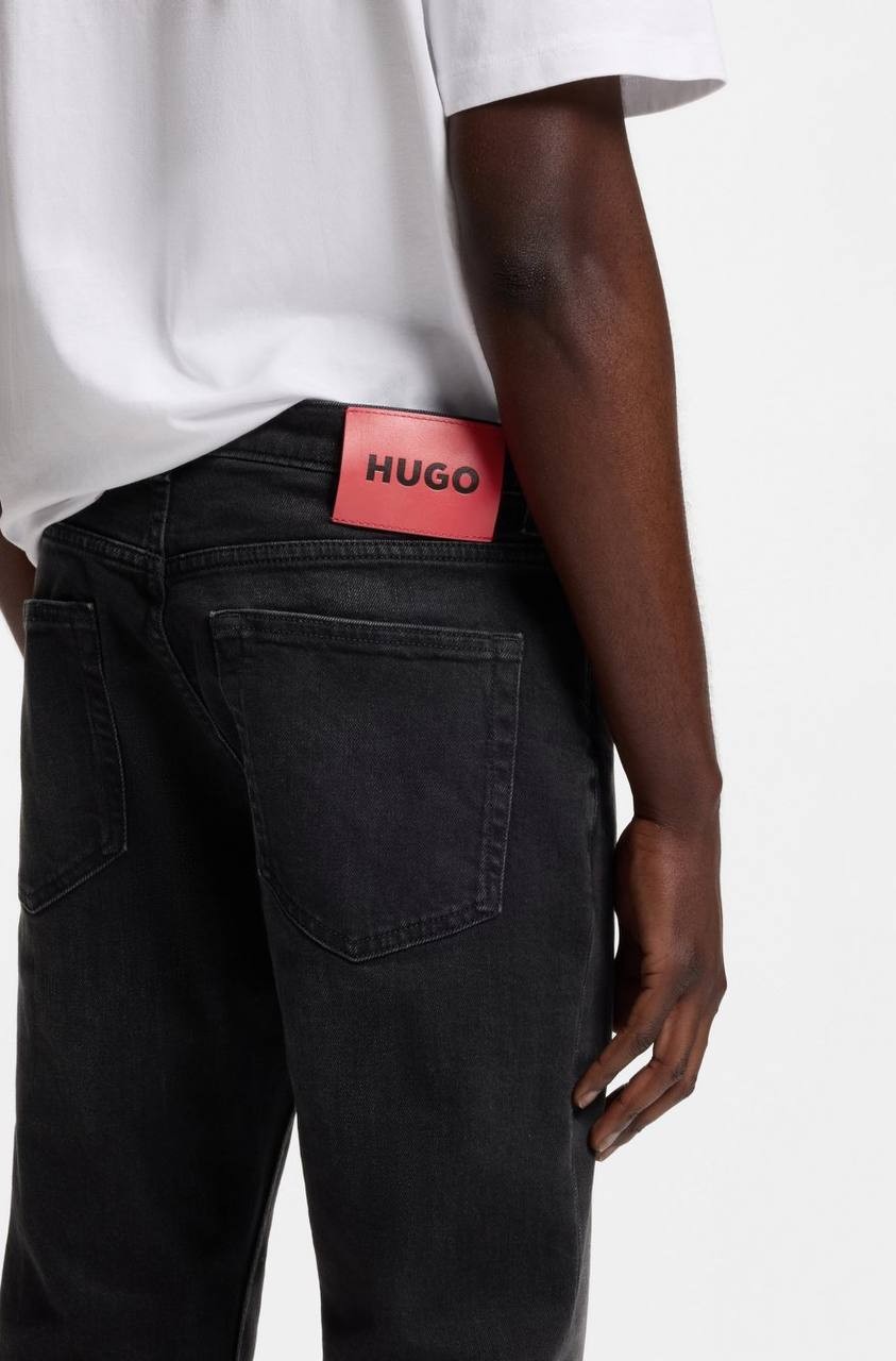 Hugo by Hugo Boss Men’s Extra‑Slim‑Fit Stretch Jeans Black‑Black 32x32 $119 NWT