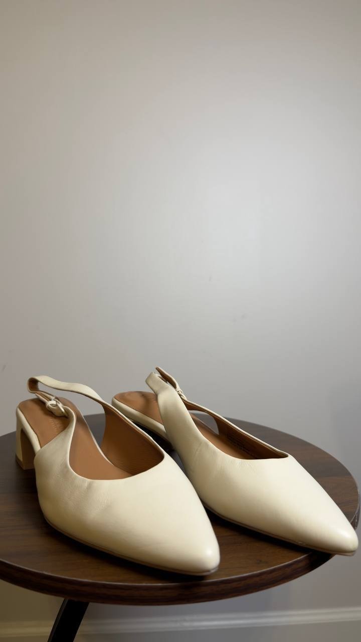 Gentle Souls Kenneth Cole Slingback Pumps Stone 8.5 M Pre-Owned $189.00