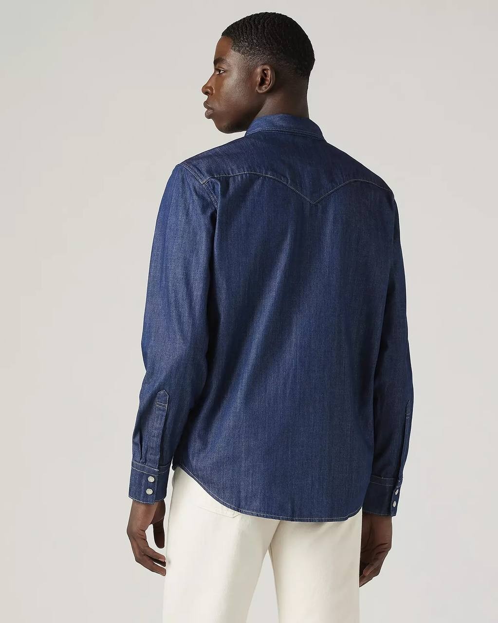 Levi’s Classic Western Standard Fit Shirt Dark Wash 1X NWT $69.50