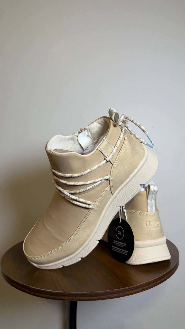 Ryka Latte Brown Man‑Made Booties 10W NIB MSRP $99.99