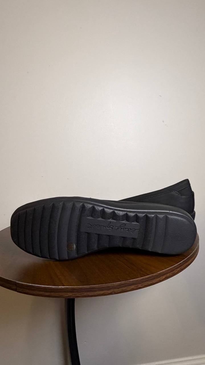 Easy Spirit Slip‑On Flats 6.5M Black Synthetic New in Box MSRP $69