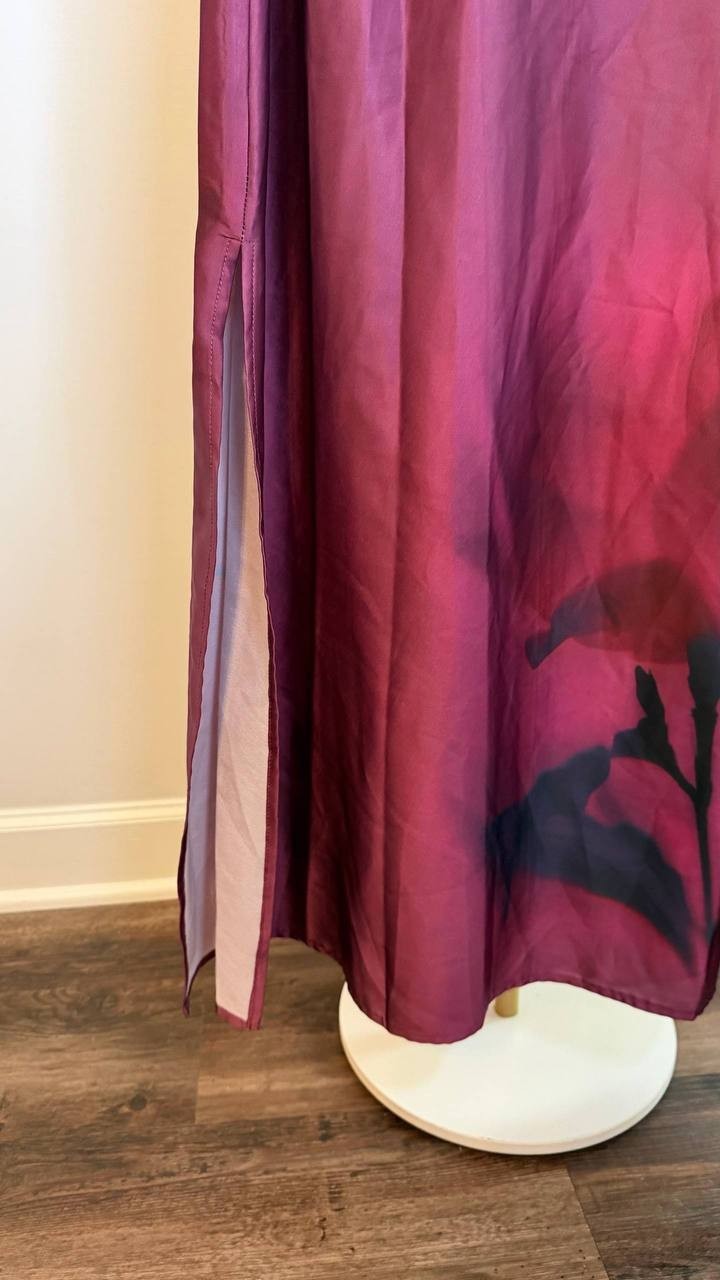 Vince Camuto Women’s Maxi Dress Sweet Plum Sleeveless Size S NWT$99(some snags)