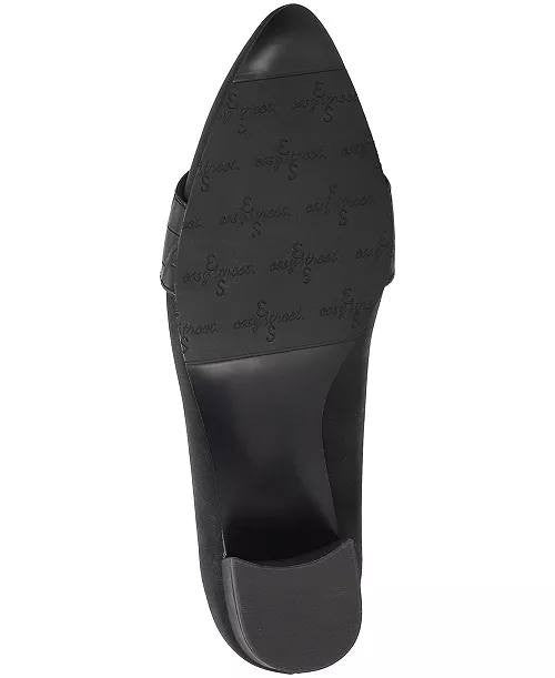 Easy Street Aster Slip‑On Pumps Black 11M Man‑Made Block Heel $75 NWB