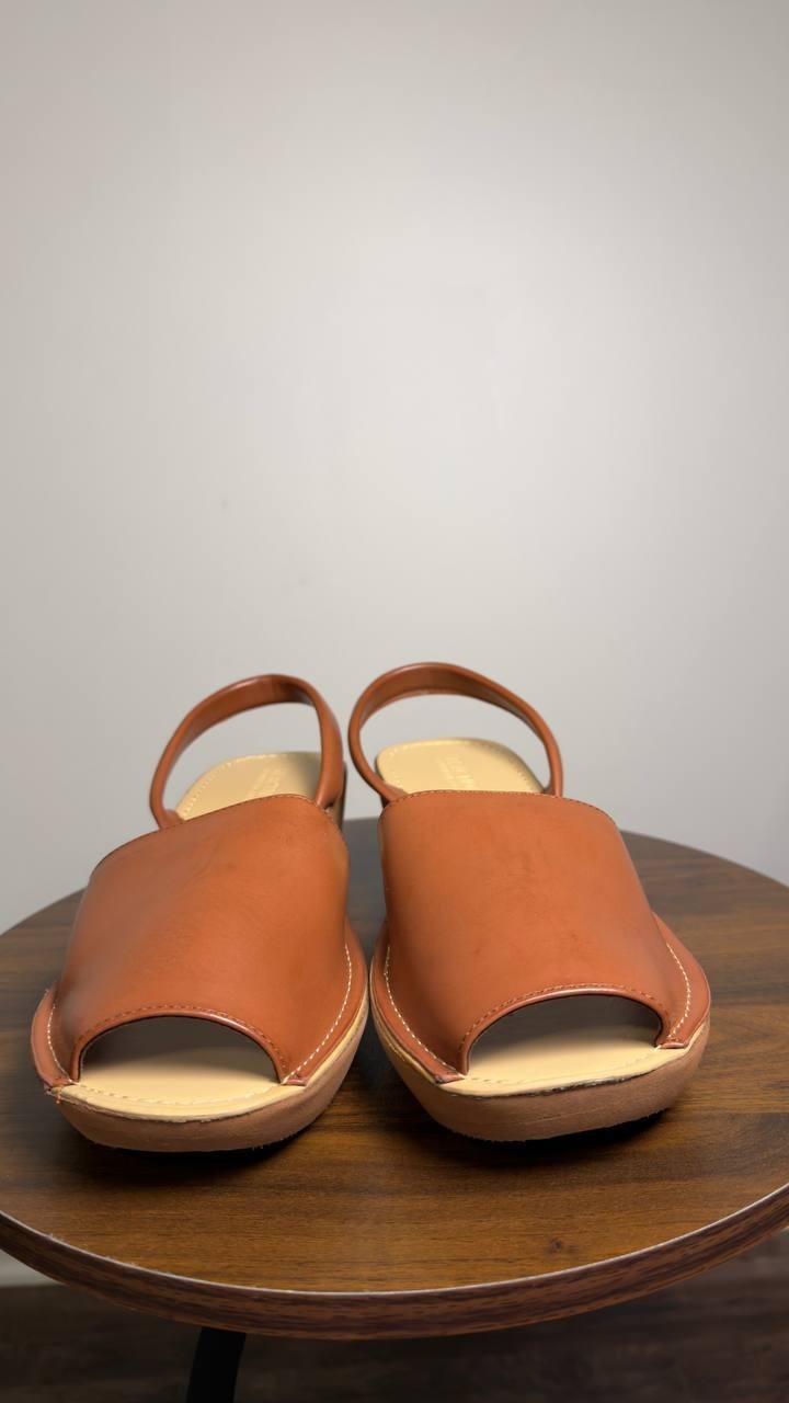 Reaction  Kenneth  Cole  Wedge  Sandals  Luggage  10M  New  $59