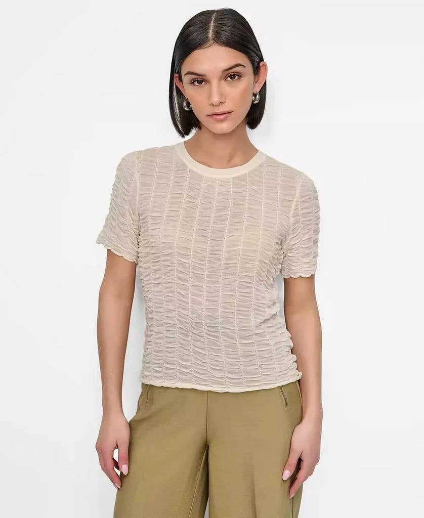 DKNY Women’s Textured Top – Size S – NWT – $89