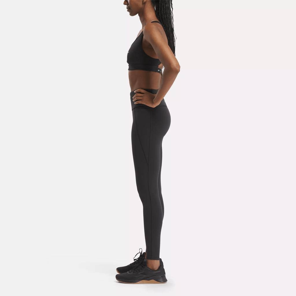 Reebok Women’s Lux Vector Racer Sports Bra Black S $40 NWT