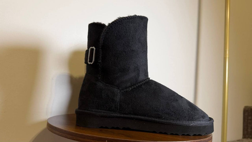 Style&Co Black Microfiber Cold Weather Boots 8M NIB MSRP $69.90