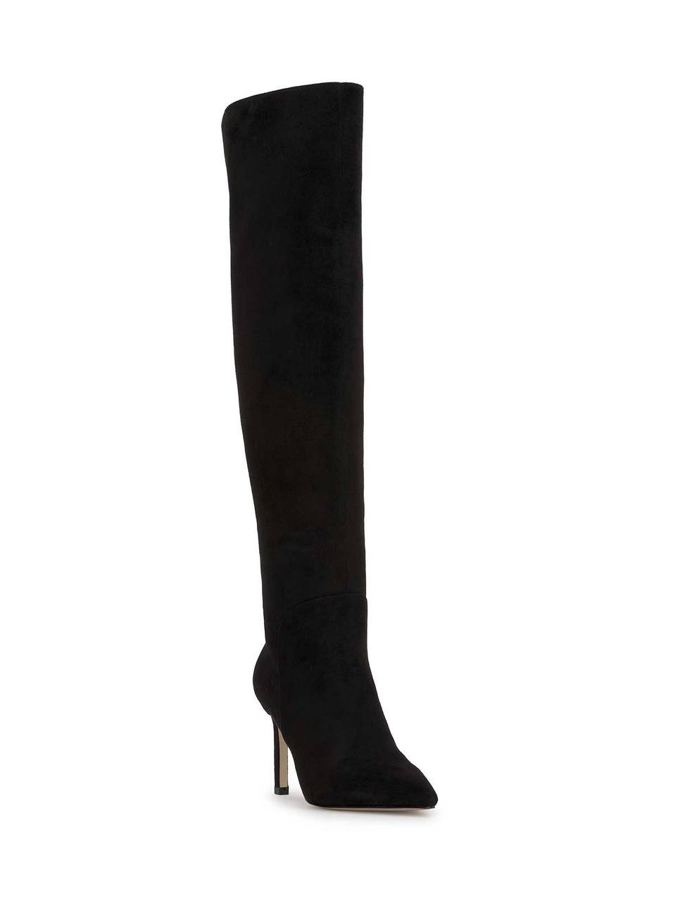 Jessica Simpson Earon High Boots Black 9.5M WC Faux Leather $149 NWOB