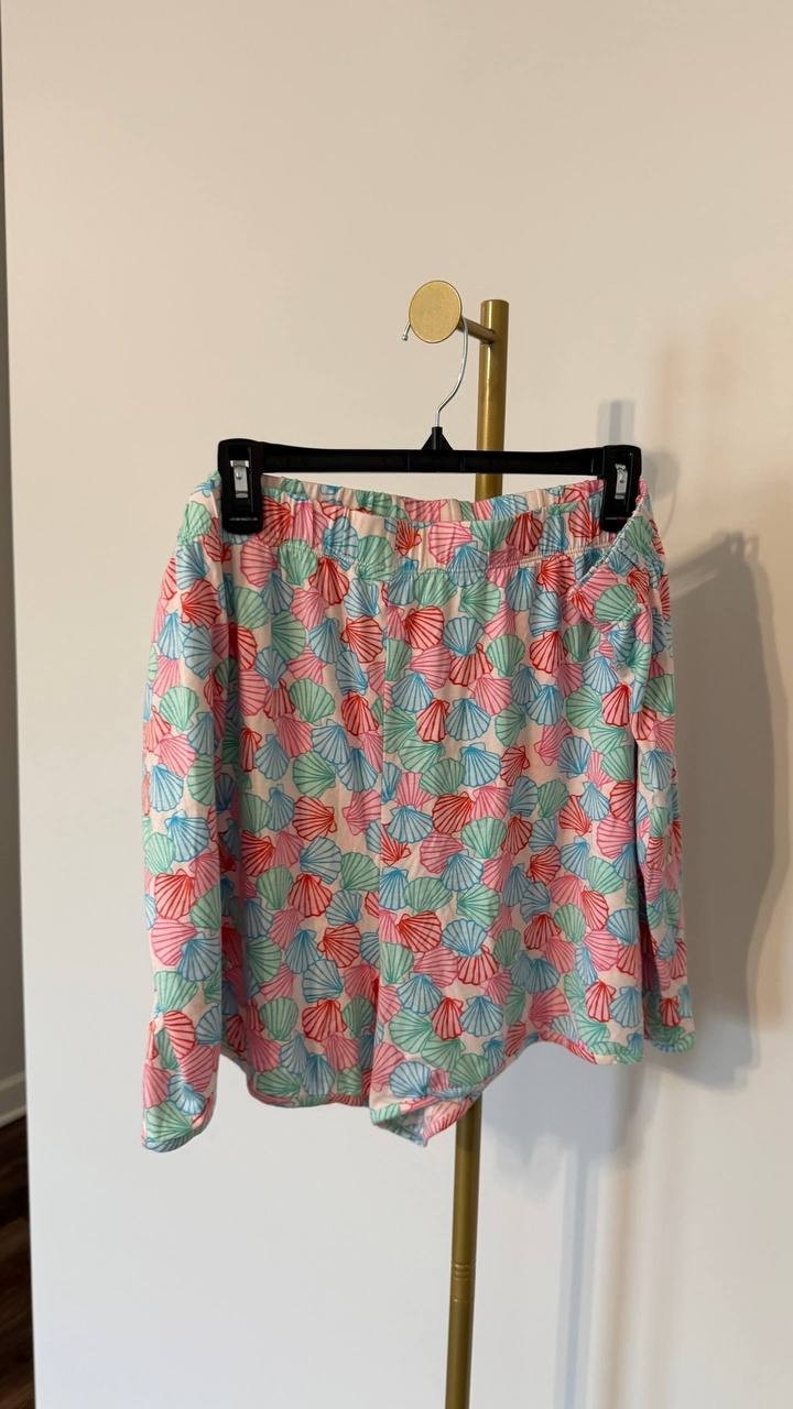 Adore Me 3X Multicolor Sea Print Shorts NWOT Relaxed Fit Summer Casual