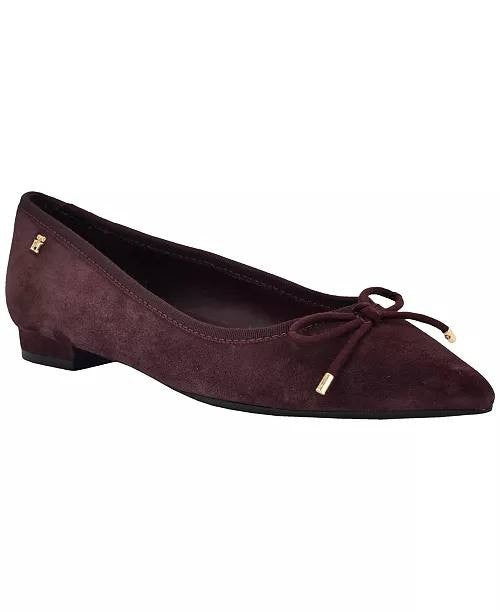 Tommy Hilfiger Women’s pre-owned Kimio Pointed Toe Ballet 6.5M MSRP 89$
