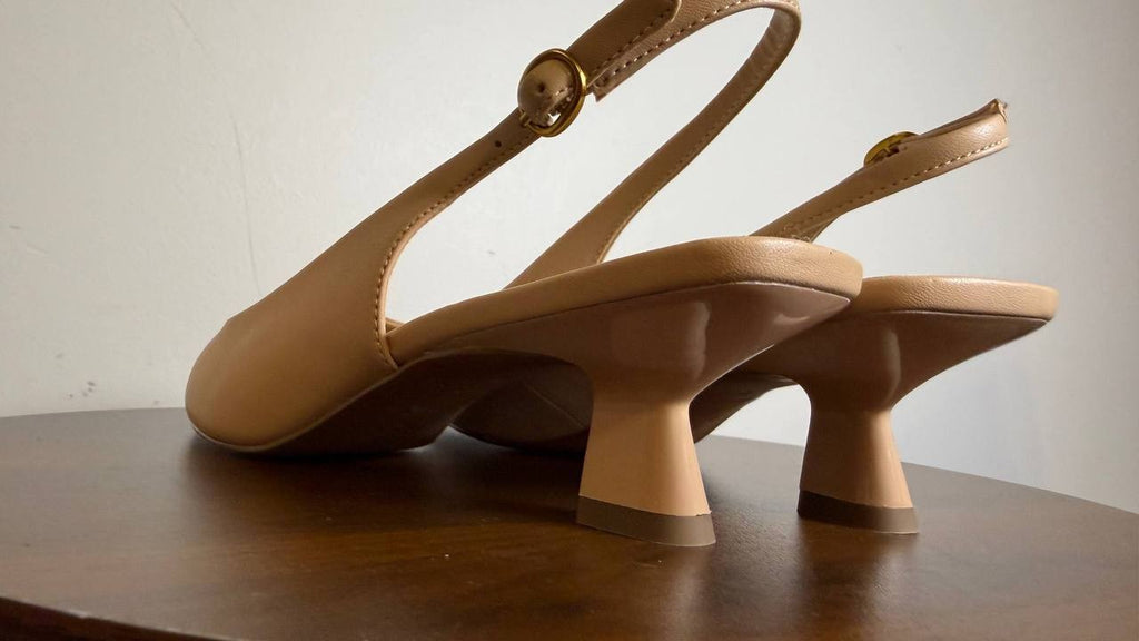 Franco Sarto Nude Slingback Pumps 8M NIB MSRP $115