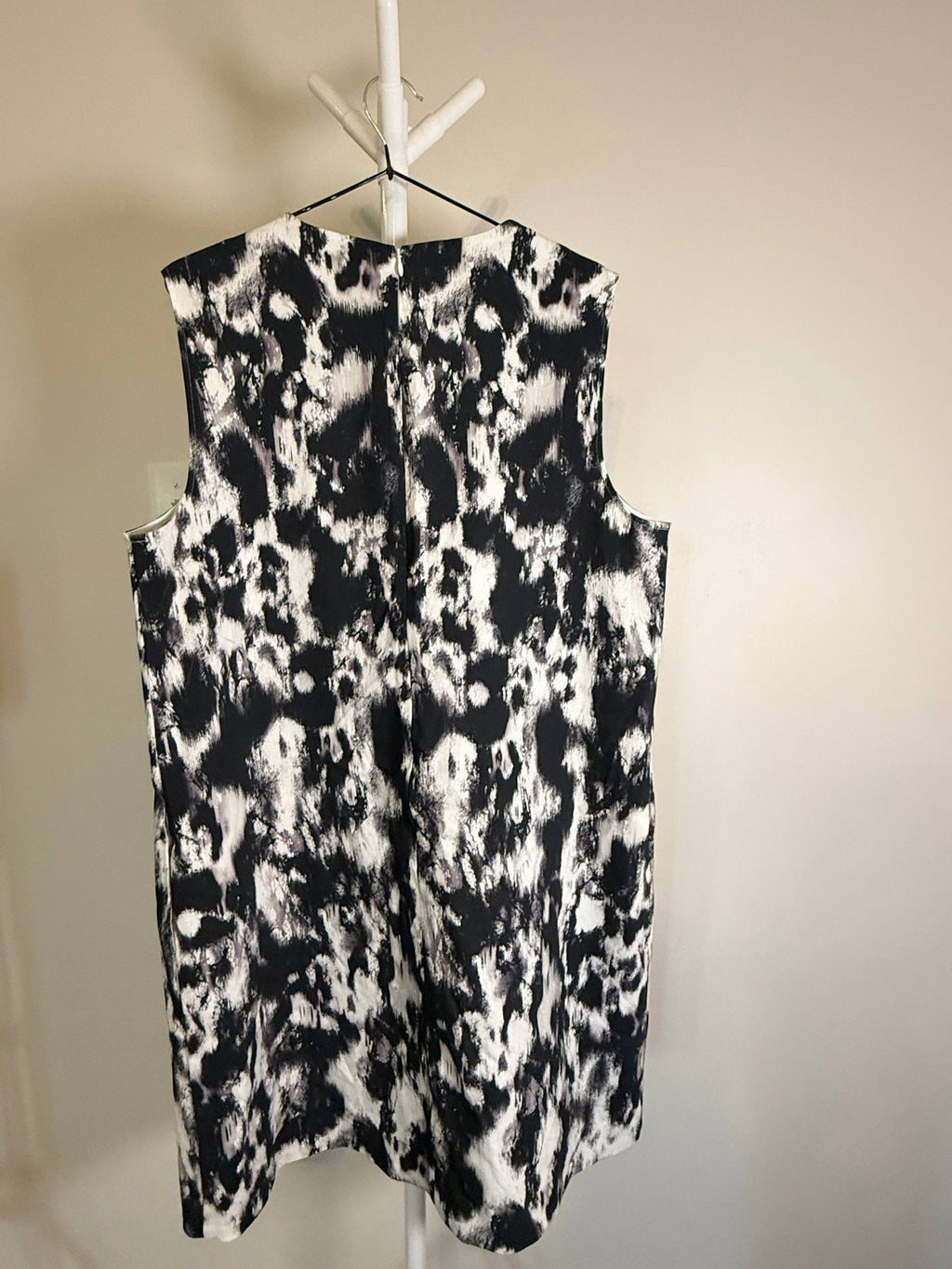 N Natori Abstract Shift Dress Black NWT Size XL MSRP $150
