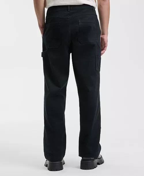 Mode of One Men’s Baggy Tapered Work Pants Black Size 38 NWT
