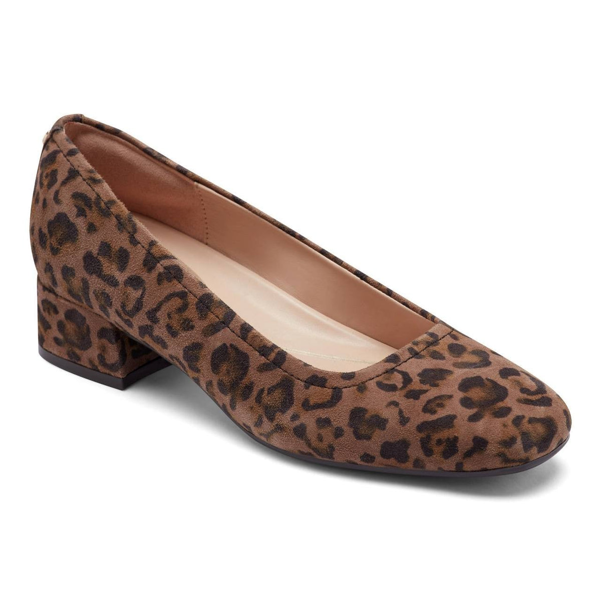 Easy Spirit Block Heel Pumps Leopard 11 M New With Box $99.00
