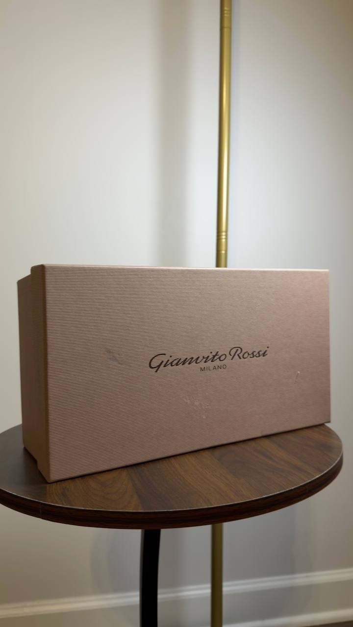 Gianvito  Rossi  Manhattan  70  Leather  Toe  Sandals  Natural  38.5  New  $945