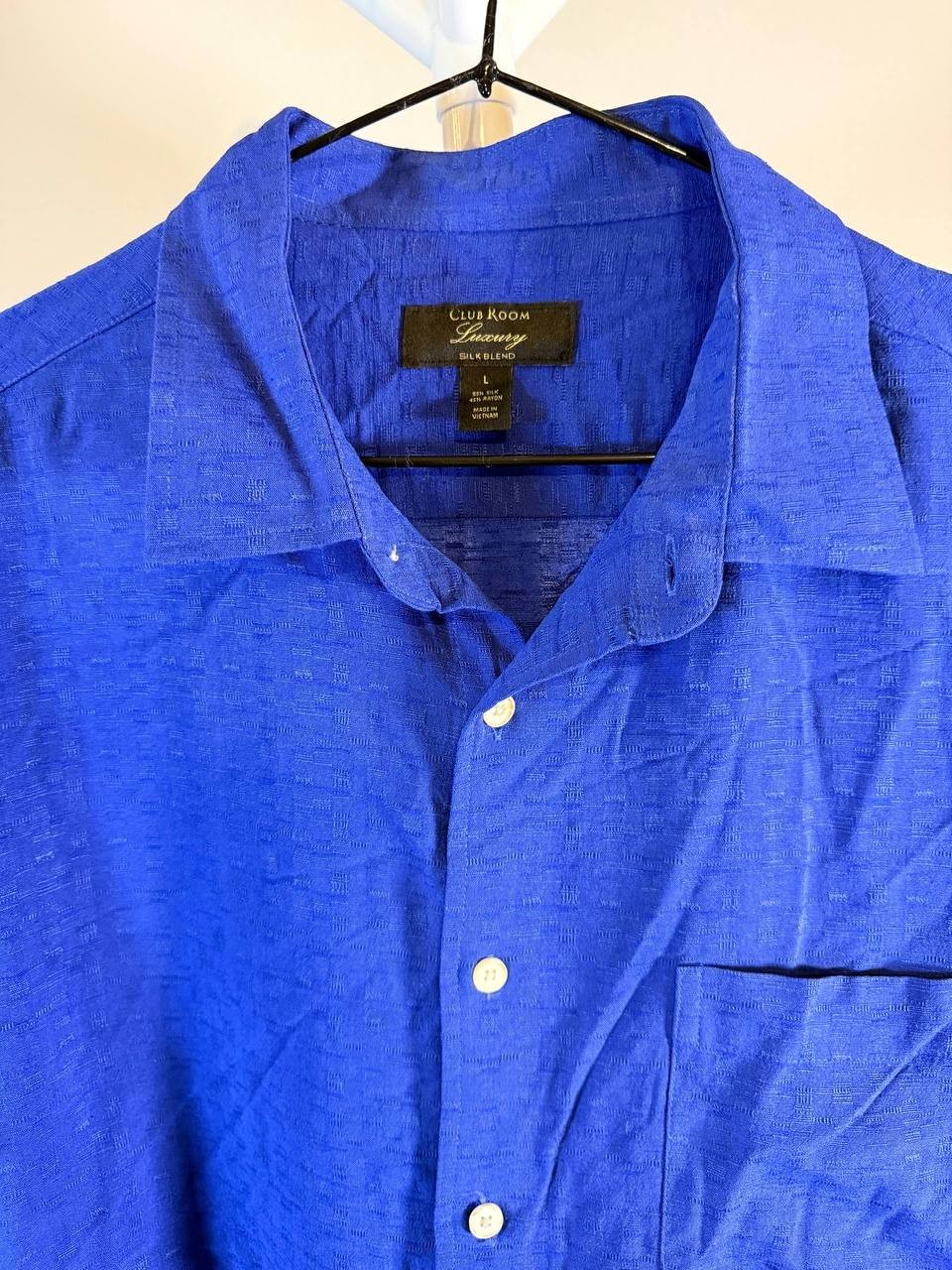 Club Room Men’s Wicker Silk Short‑Blue–Size L – NWT – $65