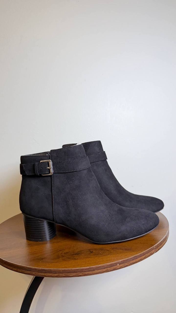 Style&Co Black Microfiber Dress Booties 7M NIB MSRP $79.90