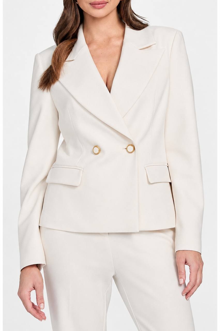 Marciano Lia Double Breasted Blazer Sandy Shore 46 NWT $260