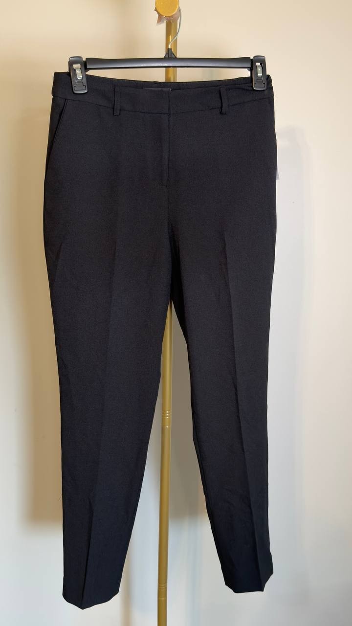 Tahari ASL Shannon Straight‑Leg Suit Pants Black 6 NWT $89