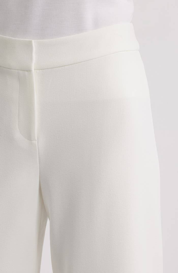 Tahari ASL Wide‑Leg Pants White 18W NWT $109