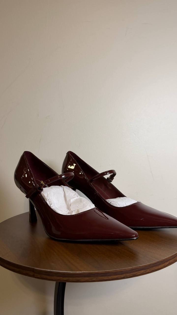 Nine West Jinnie Pointed Toe Pumps Dark Red 7.5M Stiletto NWB $109