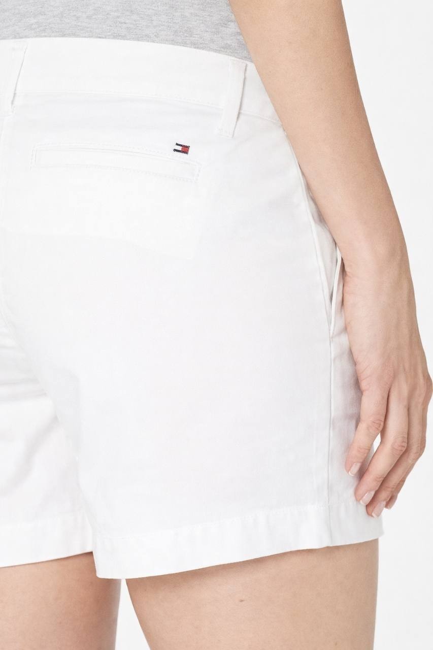 Calvin Klein White Tailored Shorts 10 NWT Stains Noted Needs Dry Clean msrp$54.5
