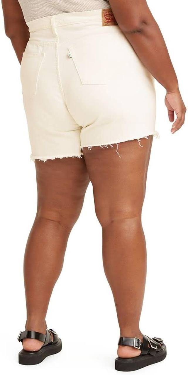 Levi’s 501 Original High Rise Shorts White 16W NWT $59.50