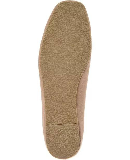Journee Collection Taupe Polyurethane Mary Jane Flats 6.5 New w/o Box $71.99