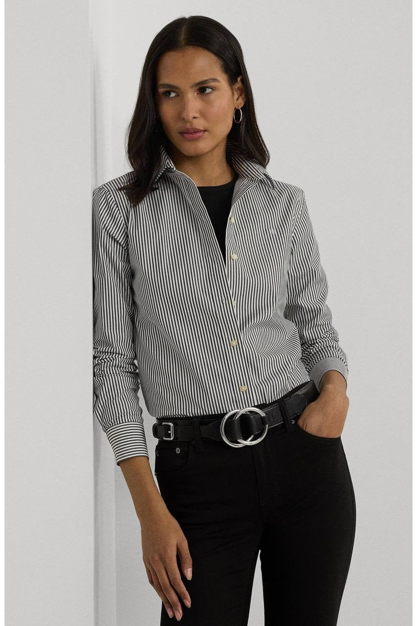 Lauren Ralph Lauren Shirt Black/White XS Pre-Owned Good $99.50