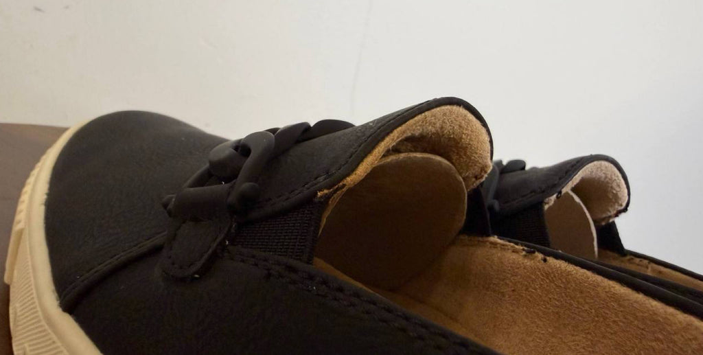 Naturalizer Trish Sneakers 6.5M Black Faux Leather Slip‑On Comfort NIB msrp$110