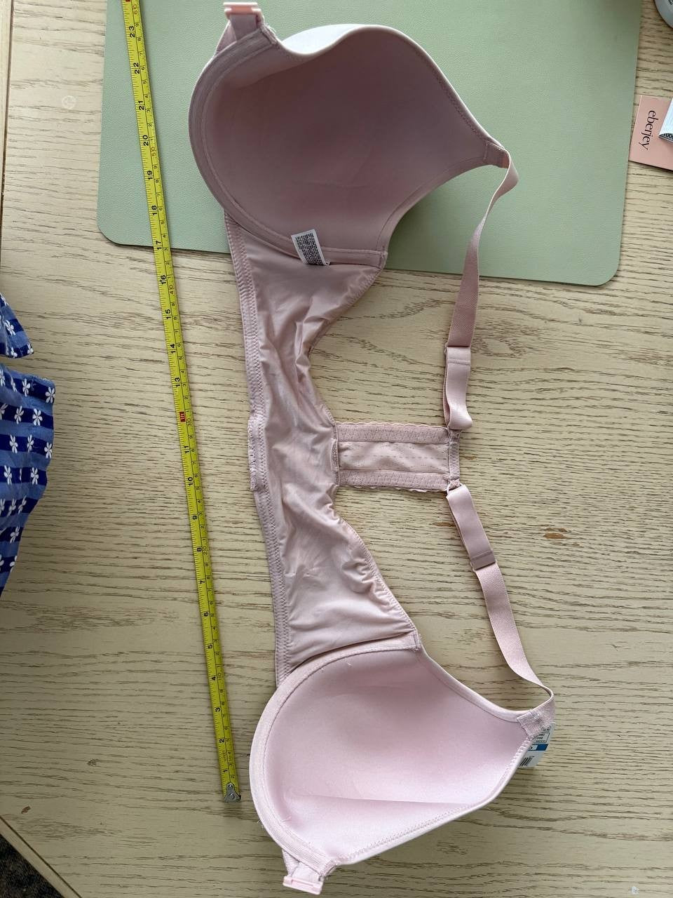 b.tempt’d by Wacoal Women’s Front Close Underwire T-Shirt Bra 36DDD Blush Pink