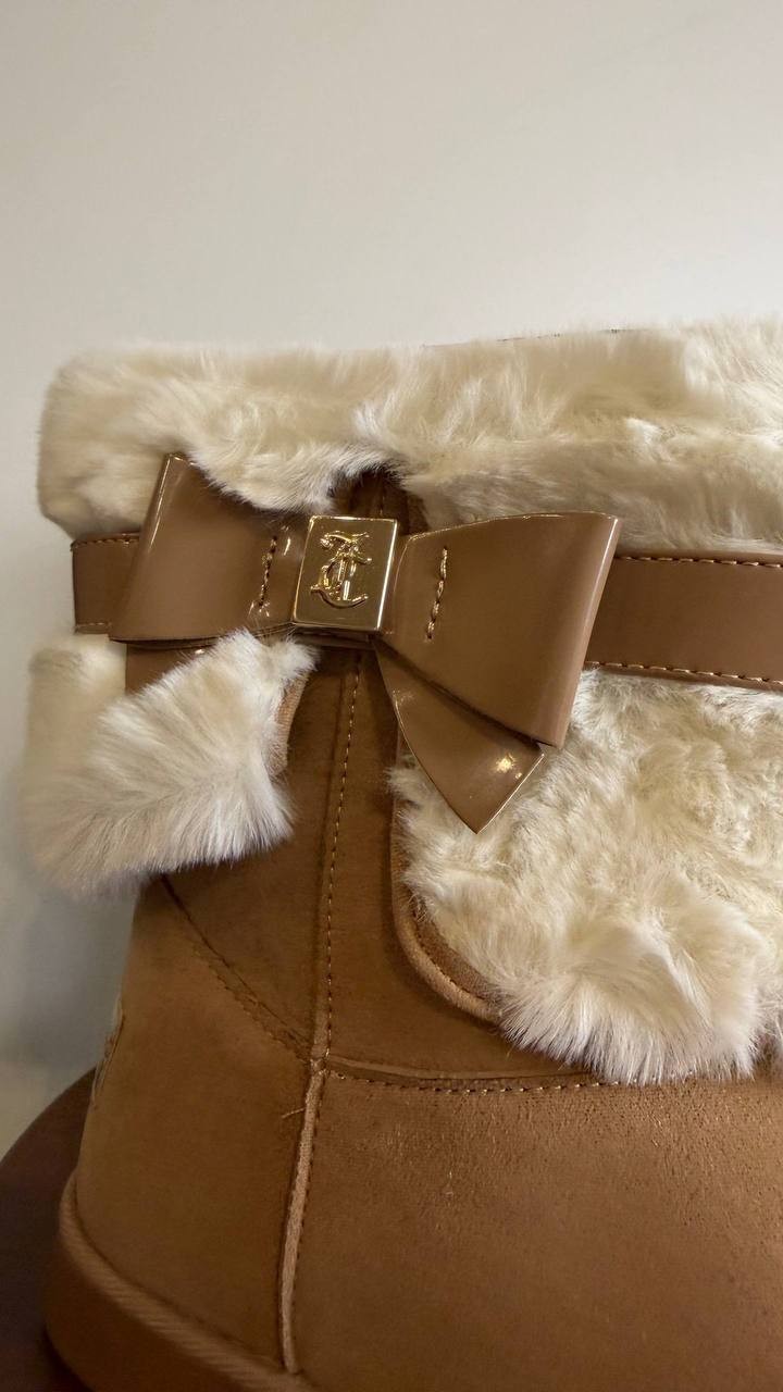 Juicy Couture Natural Man‑Made Cold Weather Boots 8 New in Box $85