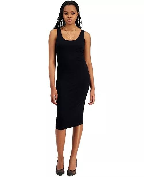 Bar III Black Sleeveless Bodycon Midi Dress PS New with Tags Women Fashion