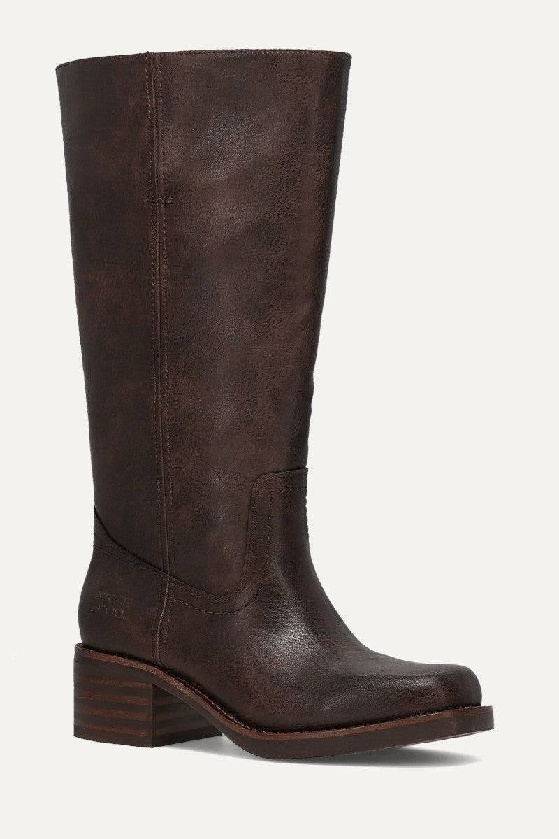 Frye  &  Co  Wide  Calf  Boots  Brown  9.5M  New  $160