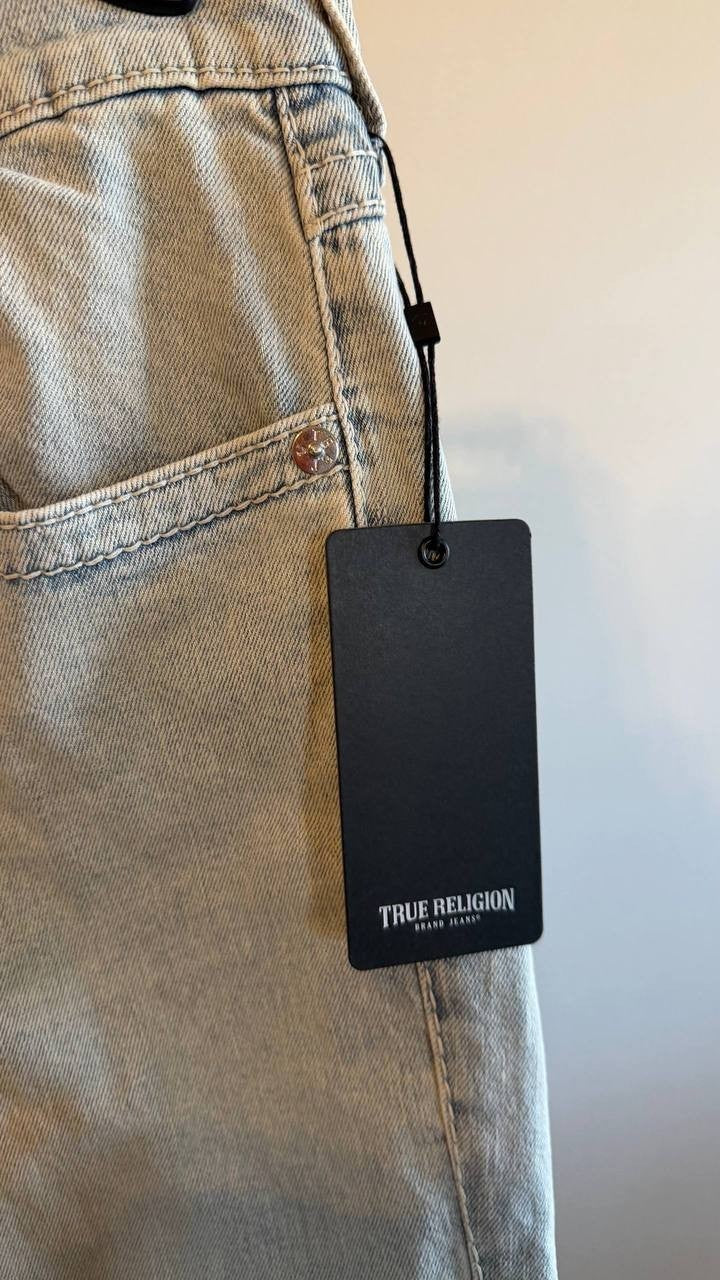 True Religion Men’s Ricky Big T Straight Jeans 34 $199 NWT