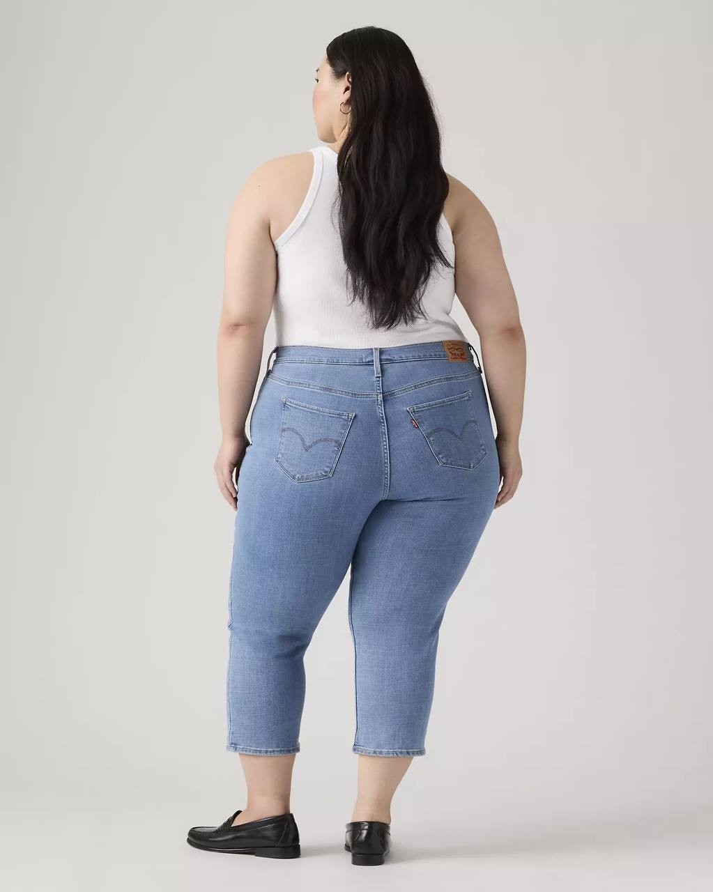 Levi’s 311 Shaping Skinny Capri Jeans Plus Size Dark Blue 24W NWT $59.50