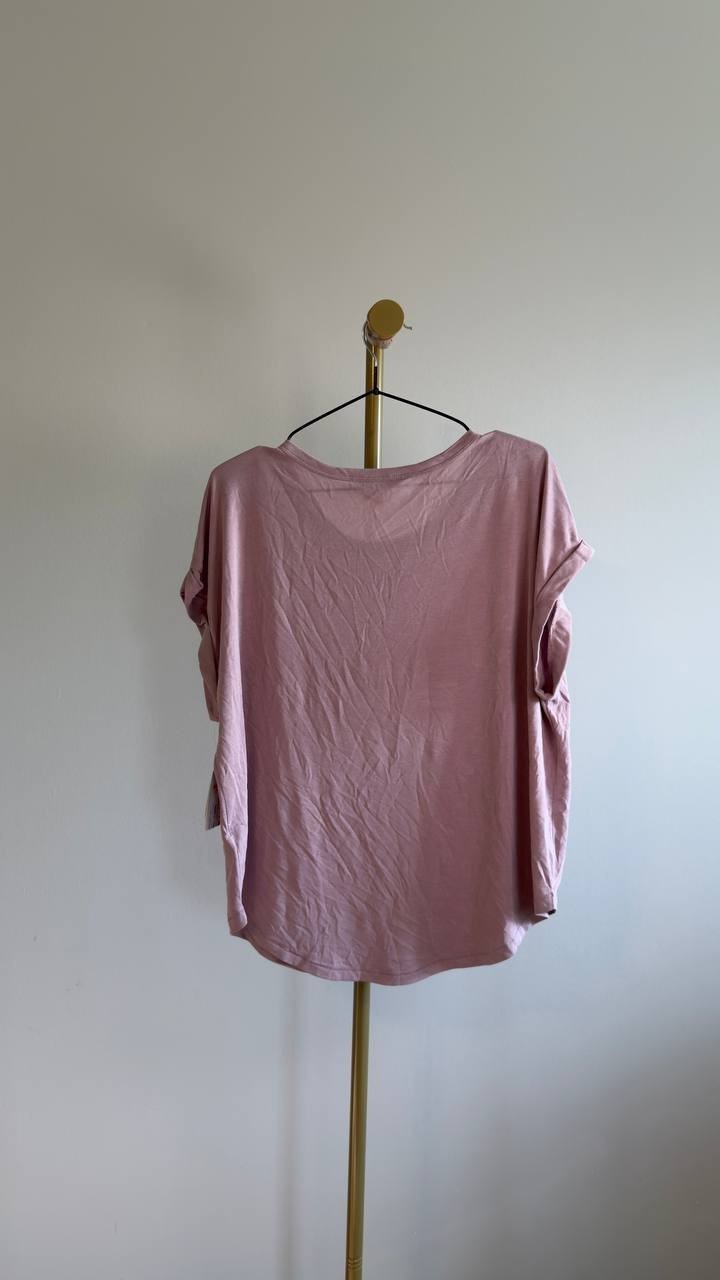 Lucky Brand Short Sleeve Sandwash Dolman Tee Nostalgias Size M NWOT $39.50
