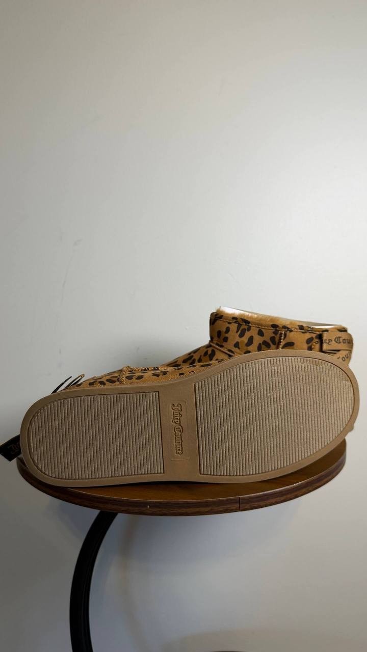 Juicy Couture Kelsey Booties 11 Leopard Round Toe Cold‑Weather NIB msrp$69