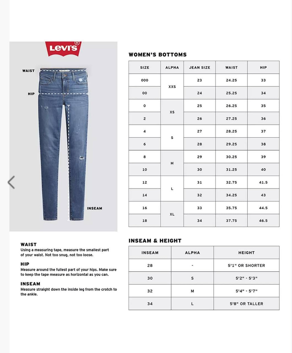 Levi's Women's 721 High-Rise Skinny Utility Jeans – Light Wash, Size 29