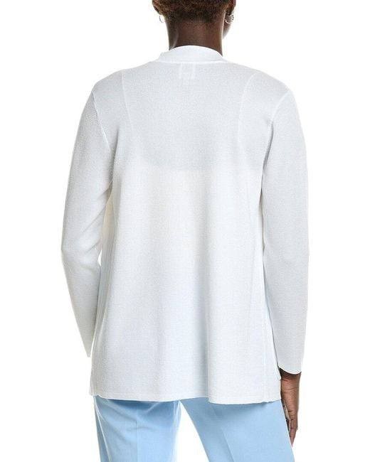 Anne Klein Malibu Cardigan White L NWT $99