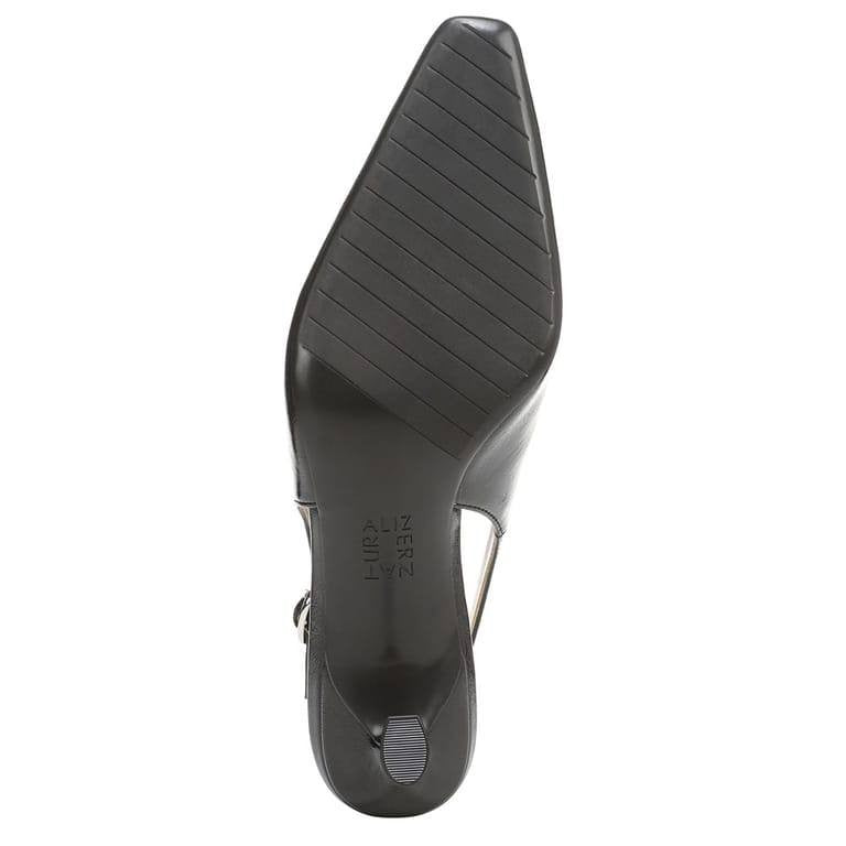 Naturalizer Black Synthetic Slingback Heels 8.5W NIB MSRP $109.99