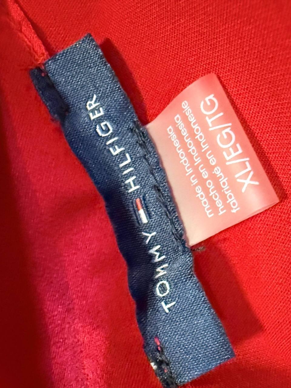 Tommy Hilfiger Sleeveless Blouse – Red – Size XL – Pintuck Front – NWOT-MSRP$59