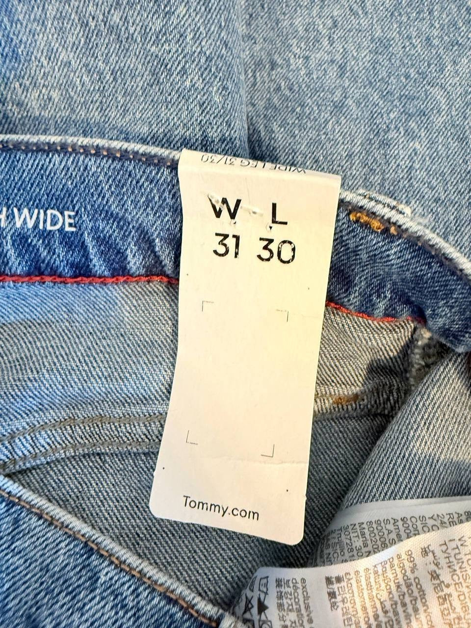 Tommy Jeans Claire High‑Rise Wide‑Leg Cargo Jeans – Size 31x30 – NWT – $188