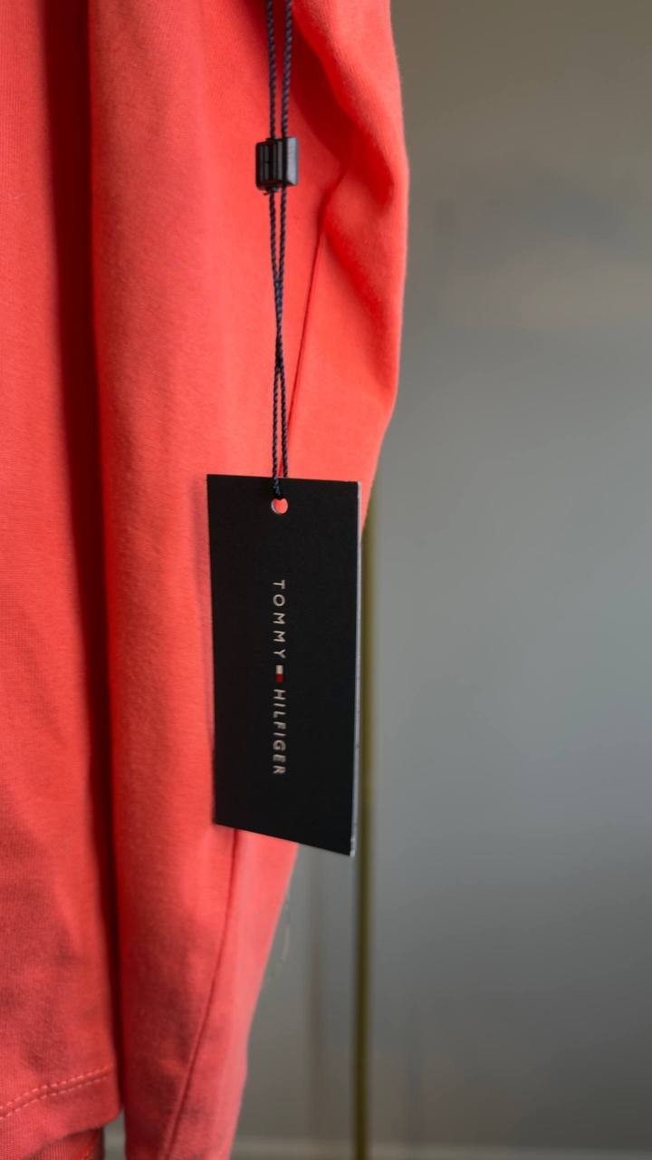 Tommy Hilfiger Plus Size V‑Neck T‑Shirt Coral 4X NWT $24.50